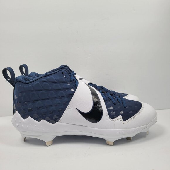 Nike Force Air Trout 6 Pro Men's Navy White Cleats AR9815-401 US Size 12.5 NWB - Picture 3 of 10